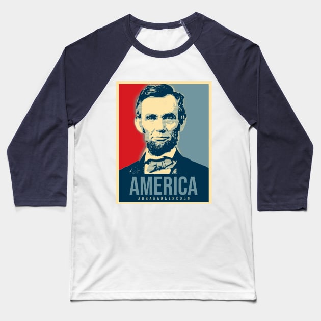 Abraham Lincoln Baseball T-Shirt by Shirtsy